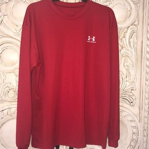 Red Under Armour Dri-fit Shirt✅
